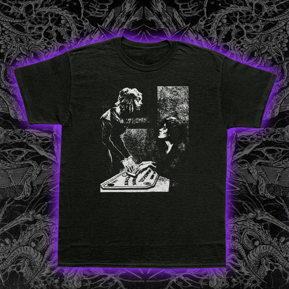 Spirit Communication T-Shirt Ouija Board Occult Seance Gothic Paranormal Tee