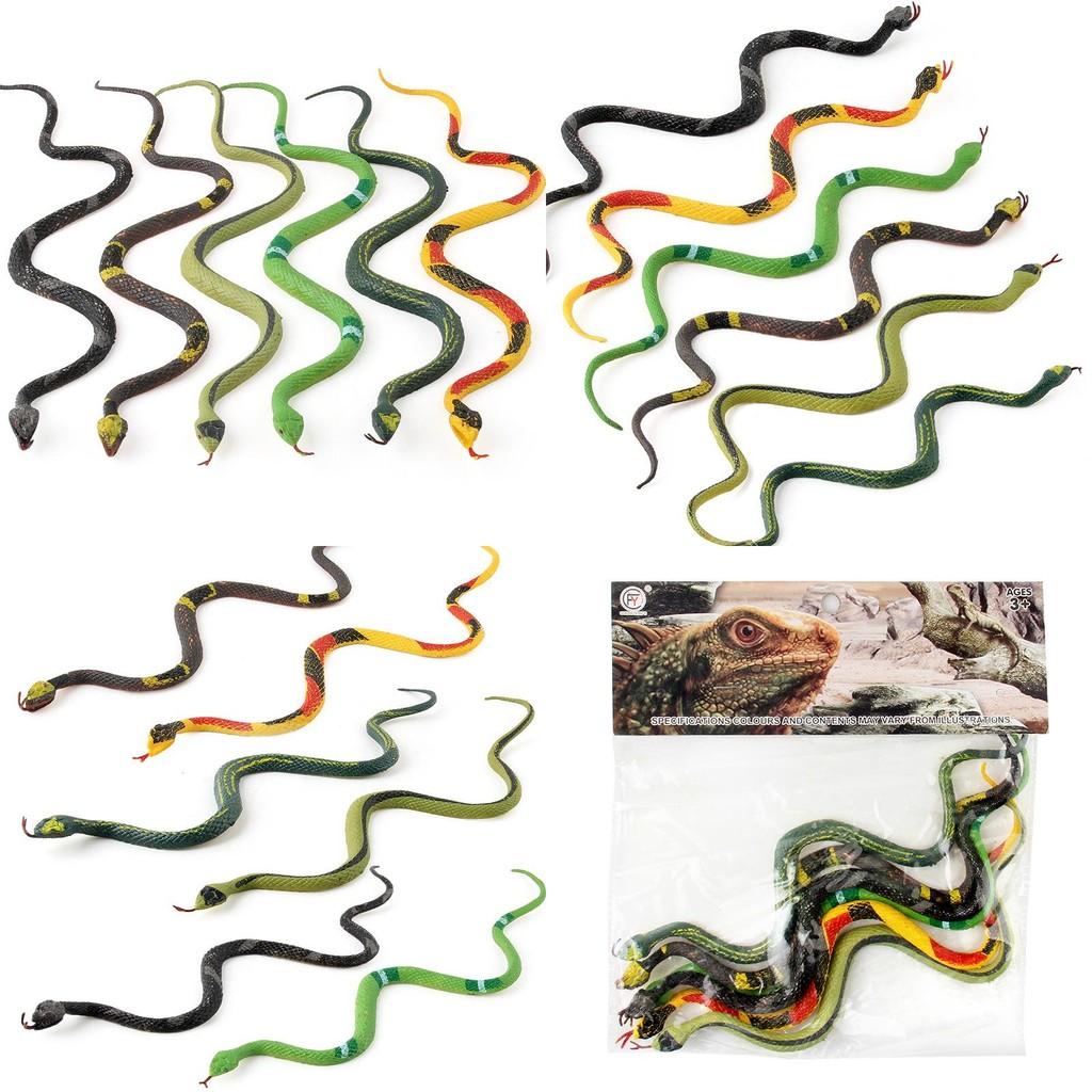 Static Wild Snake Animal Plastic Models Set For Classroom Teaching Nature Study