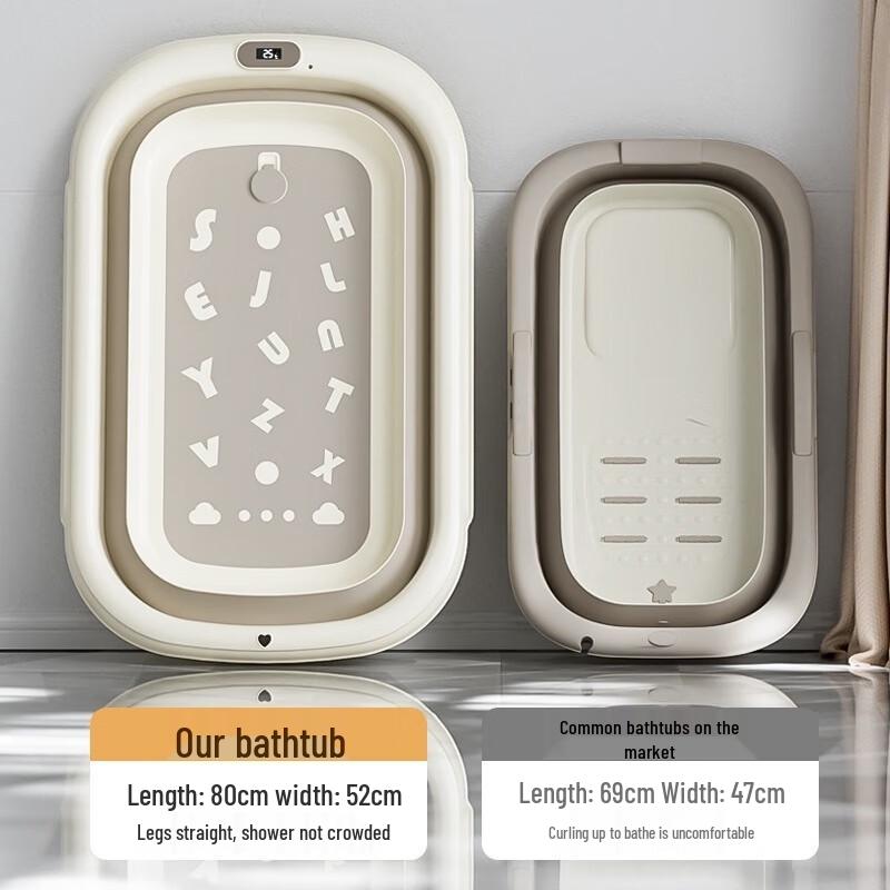 JINGRUIXIANG Foldable Baby Bathtub