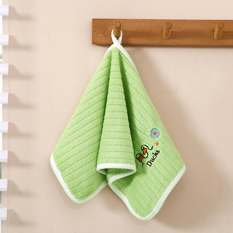 Children's Towels for Face Washing Kindergarten Boys and Girls  Absorbent Baby Soft Rectangular Non-cotton Face Towels