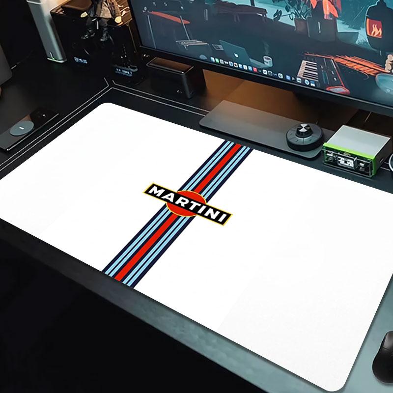 Martini Car Large Size Mouse Pad Large Gaming Table Cushion Nonslip Laptop Tablet Big Mousepad Xxl Mat Mini Pc Playmat With Lock Edge