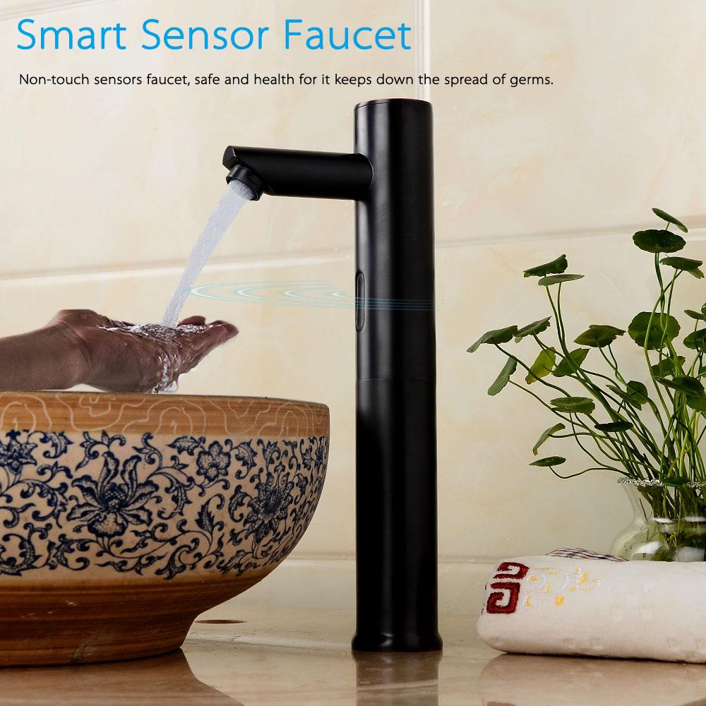 Bathroom Sink Faucet Sensor Faucet Automatic Sensor Touchless Faucet Induction Faucet Touchless Faucet Water Faucet Touchless Faucet Copper Sink