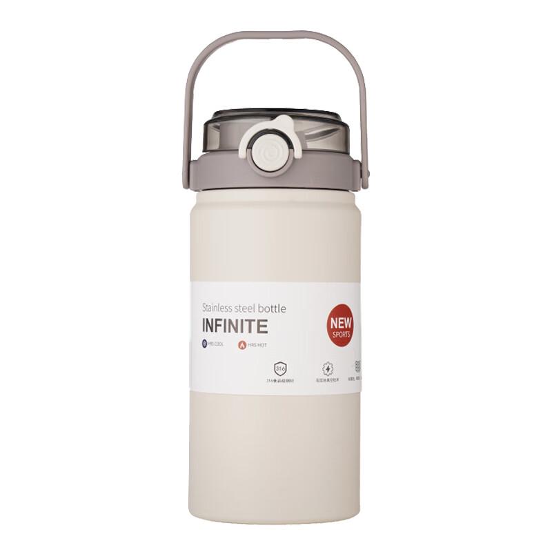 APLO Dual-Drink Insulated Bottle with Handle
