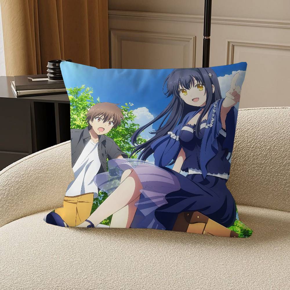 Anime S-Summer Pockets Maple Design Cushion Cover Happy Autumn Harvest decor Holiday Decorati Pillow Cover