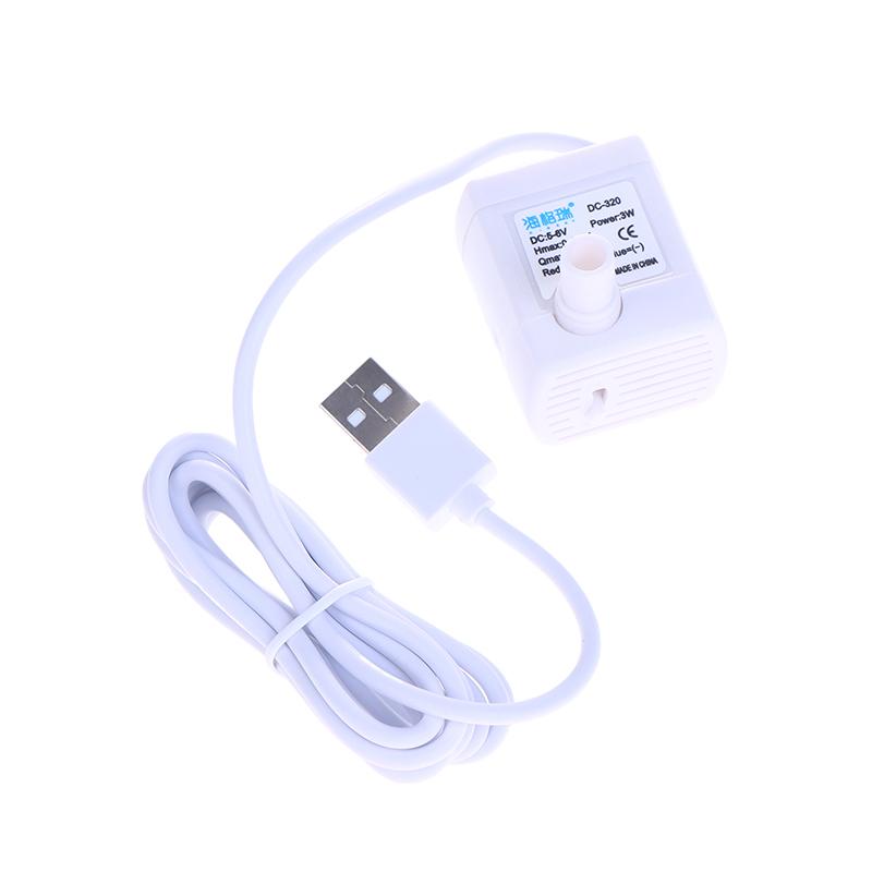 1 kus Mikro 3W 500L/H Mini ponorná čerpadla Dávkovač vody pro mazlíčky DC 3.5V-9V USB vodní čerpadlo Bazénová fontána Skalka Filtrační čerpadlo