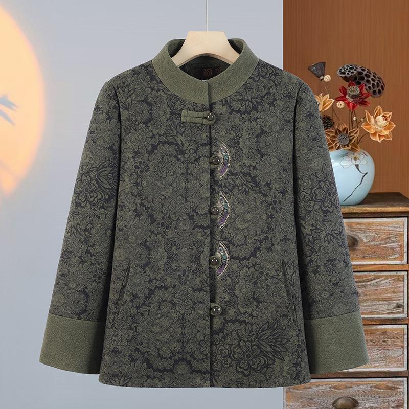 

Coat Women s Fleece Thickened Top 5XL (recommended 140-77.5kg)