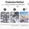 Animal pearl painting handmade diy peacock art painting stickers home decoration gifts