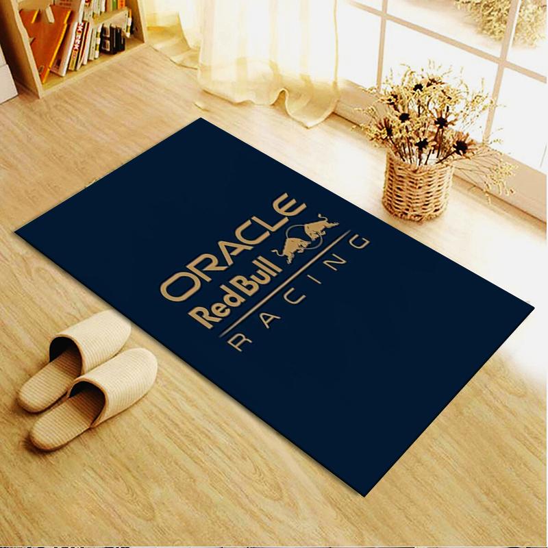 Tappeto Oracle Red Bull Racing per Soggiorno Camera da Letto Casa Decorazione Divano, Tappetino Antiscivolo per Giochi Bambini