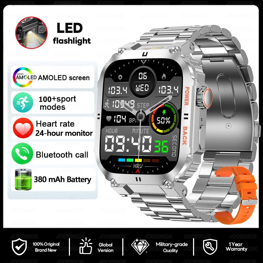 New Deeply Water Resistant SmartWatch Men Heart Rate Sleep Monitoring Reminder feature 100+ Sports Modes Smart Watch Men