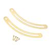 20 Set Lid Support Hinge Metal Retro Lid Stay Hinge with Screw for Cabinet Box Furniture