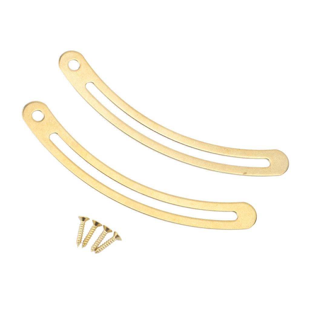 20 Set Lid Support Hinge Metal Retro Lid Stay Hinge with Screw for Cabinet Box Furniture