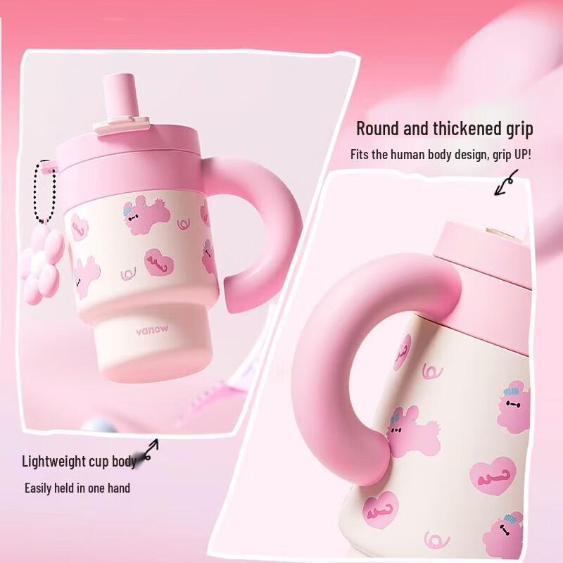 Vanow Qiaoqiao 1000ml Ceramic Lined Stainless Steel Bottle