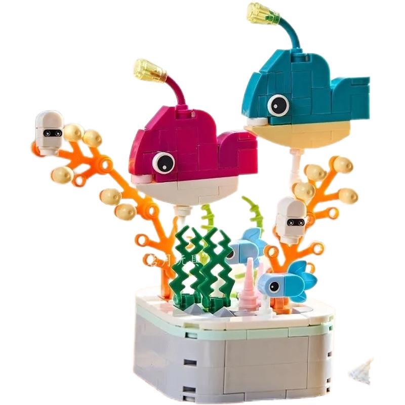 Ocean Animal Series Educational Building Blocks for Kids