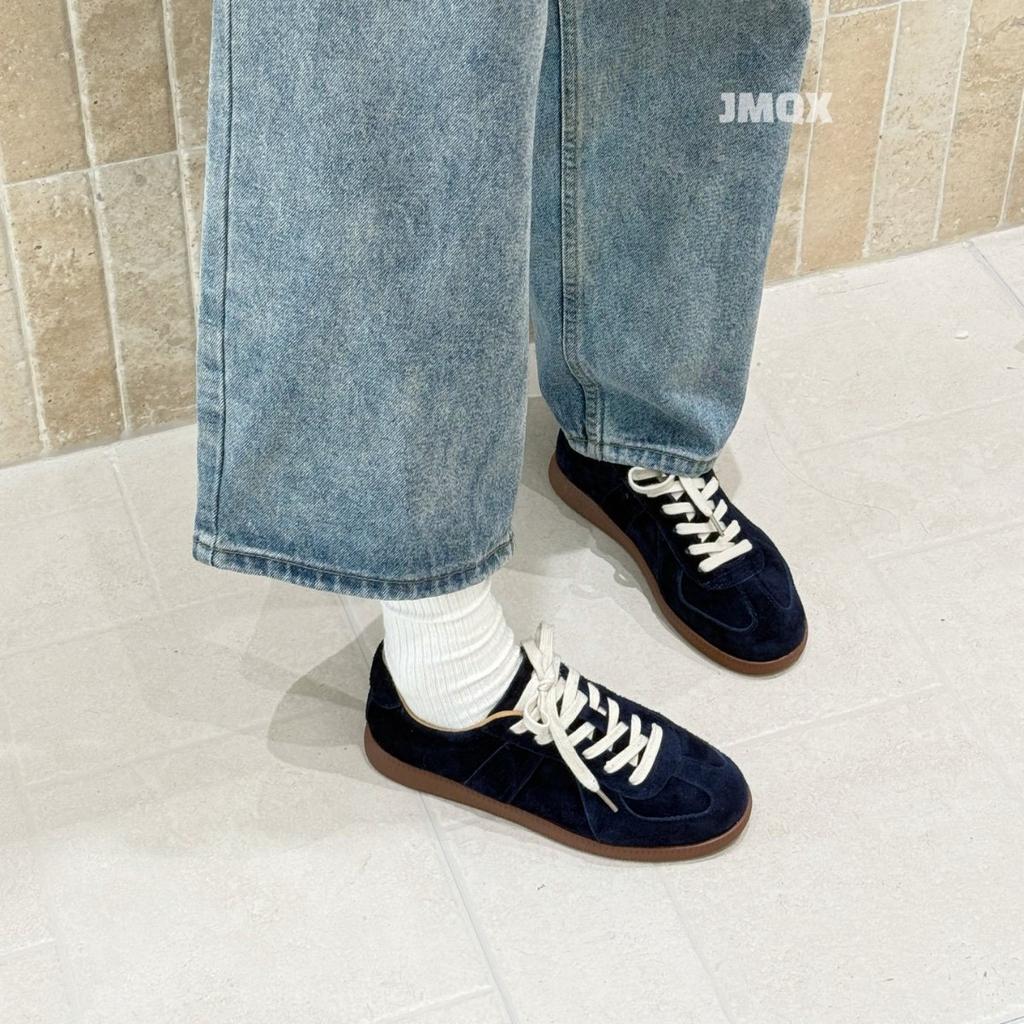 Soft sole soft surface large leather German training shoes women's Forrest Gump shoes 2025 new popular versatile leather sports and leisure shoes