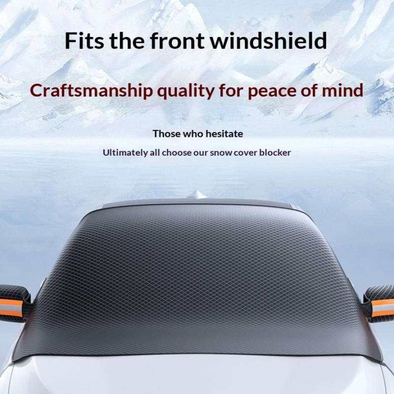 Windshield Cover Car Snow Cover Car Windshield Cover Snow Protector Ice Blocked Front Window Protector Exterior Auto Accessories