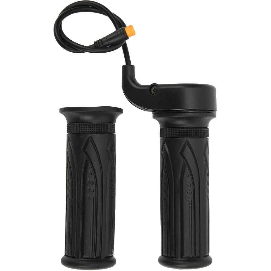 

20X Throttle, 1 Pair 12V to 72V Black ABS Throttle Handle Connector 20X Scooter Speed Throttle Handle Fit for 22.2mm Handlebar Modification Part