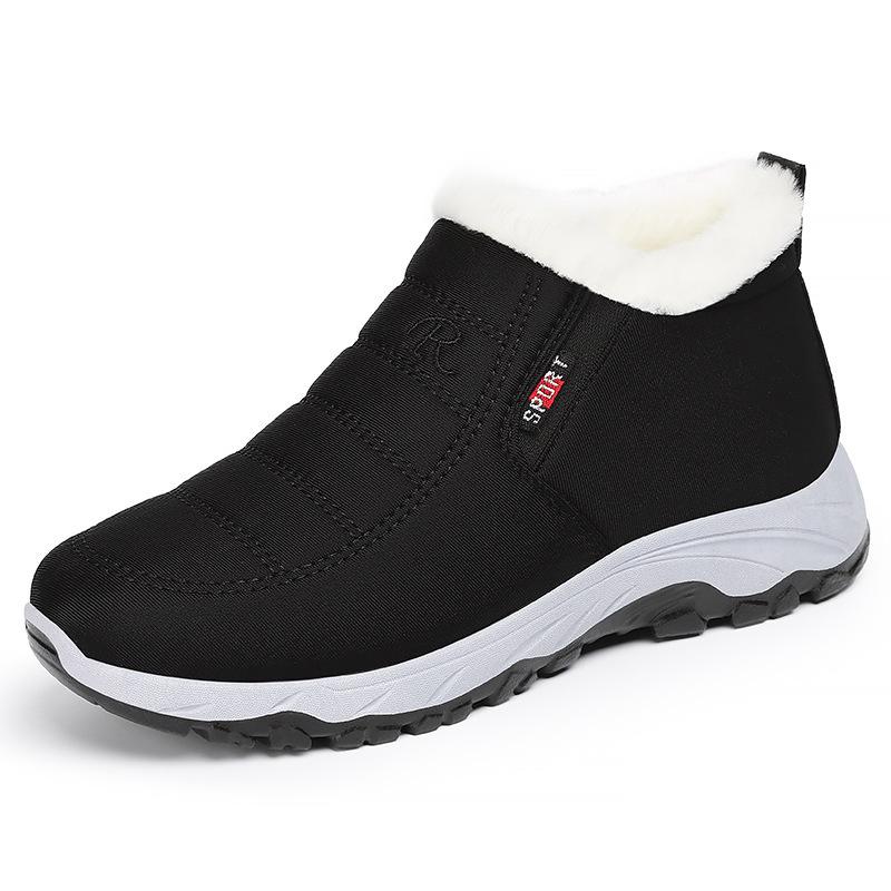 Otton Shoes Women's Winter New Shoes Women's Couples Walking Shoes Piled and Thickened Men's and Women's Snow Boots of the Same Style