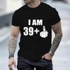 T Shirt for Men Short Sleeve Tees 40th Birthday Gift Graphic Tops 2023 Streetwear Mens Short Sleeve Tshirt Aesthetic Clothing