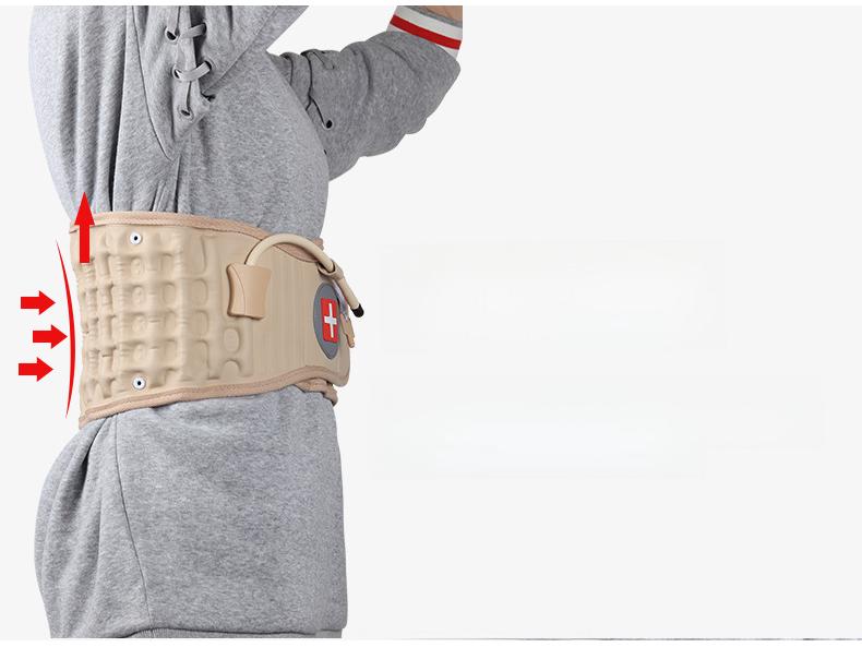 Aufblasbarer Lendenwirbelstützgürtel für Männer und Frauen