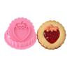 Retro Round Sandwich Cookie Mold Set Heart & Dot Edge Biscuit Cutters For Jam, Chocolate & Cheese Cookies Valentine'S Day
