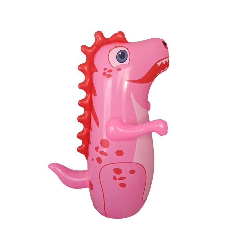 Customizable Inflatable Dinosaur Punching Bag for Kids - PVC Stress Relief Toy 65cm Standing