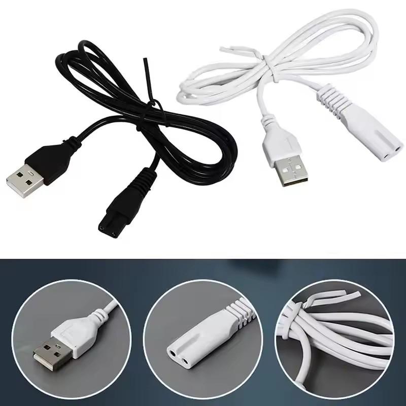 0.8/1M Usb Cable Charging Line Copper Hole Suit 5V Flashlight Shaver Hair Clipper Wire Single Hole 1.5 1.8 2.3