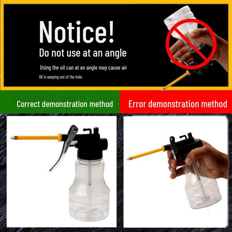 Haushalts-Hochdruck-Ölkanne mit langer Tülle, manuell