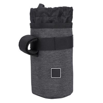 Sac Porte-Bouteille d'Eau pour Vélo Portable Cycle Vélo Bouilloire Isolé Cage (Gris foncé)