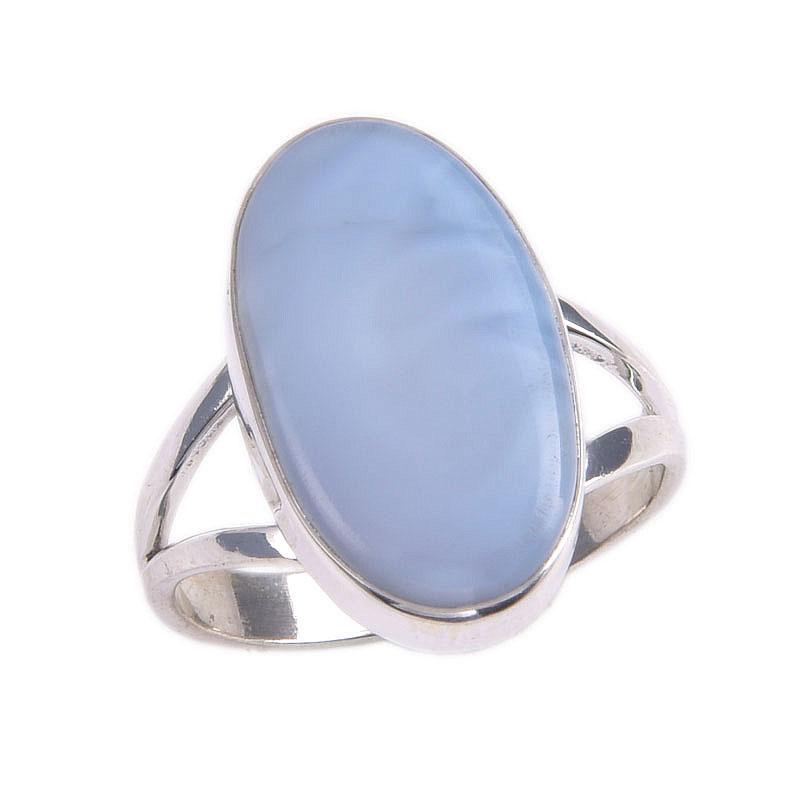Natural Owyhee Opal Gemstone 925 Solid Sterling Silver Jewelry Ring Size 7 G9w84
