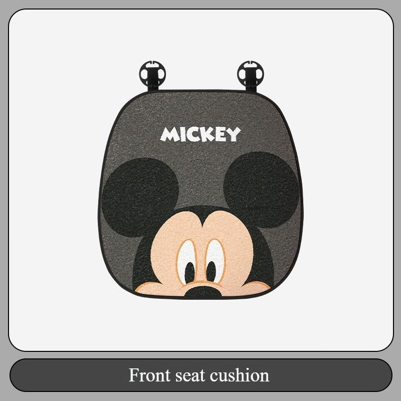 Lotso Mickey Winter Plush Car Seat Cushion Cover Warm Four Seasons Universal Automotive Seat Cover Seat Accessories