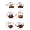 Ceramics Aromatherapy Stove Wooden Base Aromas Diffuser Practical Oil Burners  Home Use