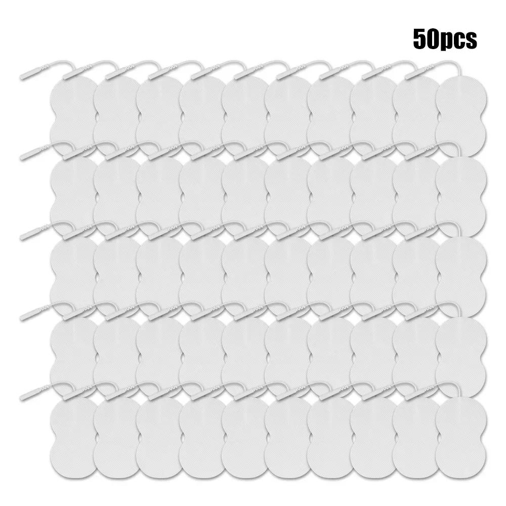 Electrode Pads Reusable Massage Patch for Tens Electrodes Digital Machine Massage 2mm Plug Body Massager Accessories