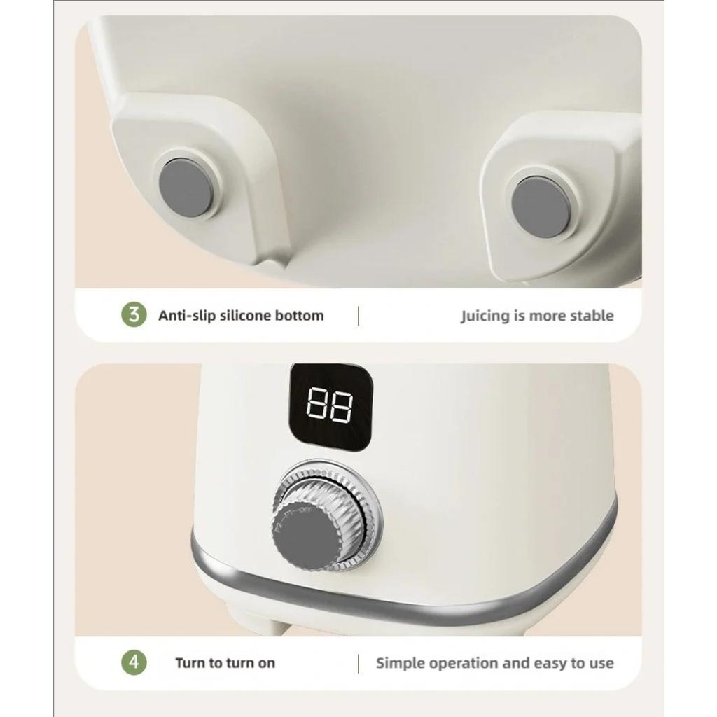 HOMZY New Home Blender 10 Blades 3000mAH Multifunctional Juicer Ice Crusher Juice Extractor High Juice Rate Kitchen Tools