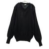 Made In the UK Long Sleeve V Neck Sweater XLARGE Black Knit Men's Used
