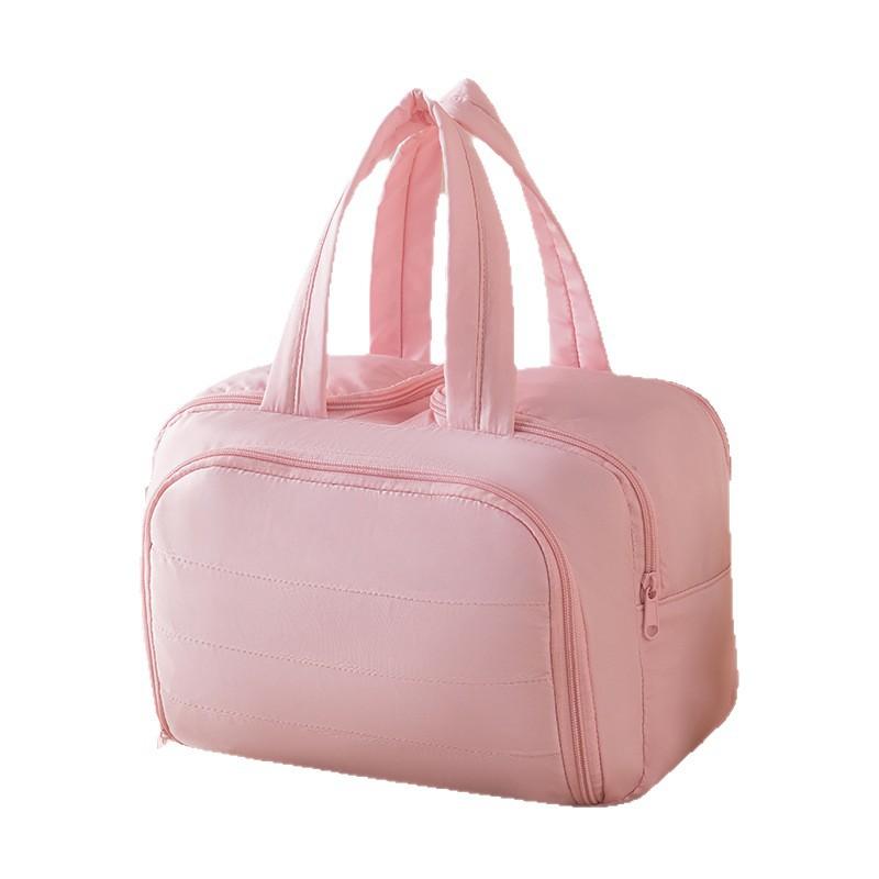 Makeup bag large capacity storage bag cute travel dry and wet separation toiletry bag