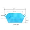 Silicone Fryer Mold Air Fryer Silicone Liners Pot Reusable Baking Tray Non-stick Pizza Pan Oven Kitchen Household Accessory TMZ