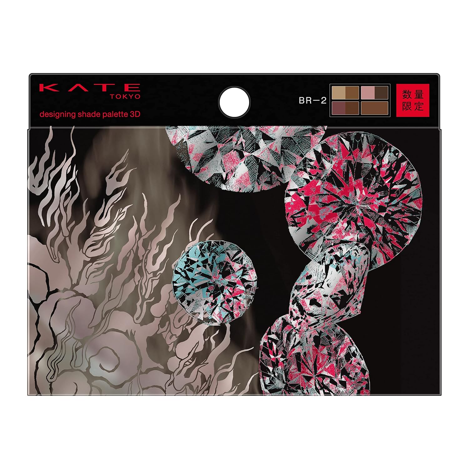 KATE Палетка теней для век Designing Shade Palette 3D BR-2