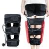 Adjustable Leg Correction Band Belt O/X Type Bowed Legs Knee Valgum Straightening Posture Corrector Inflatable Beauty Leg Band Black