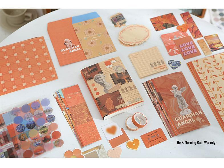 Yihe Retro Journal Gift Set: High-Value Stickers, Memo Pads, and DIY Literary Journal Book.