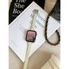 Applicable to s10 Apple S11 Watch iwatch6789SE Small Waist Leather Strap FIT4 Huawei GT6 Xiaomi 9