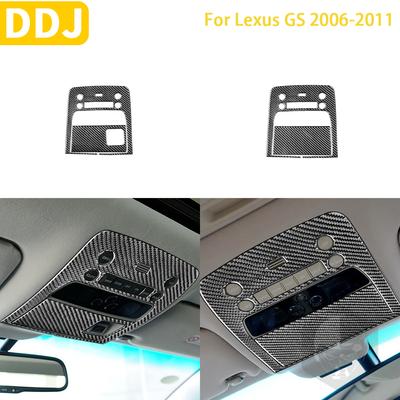 For Lexus GS 2006 2007 2008 2009 2010 2011 Accessories Car Carbon Fiber Interior Reading Lamp Panel Stickers