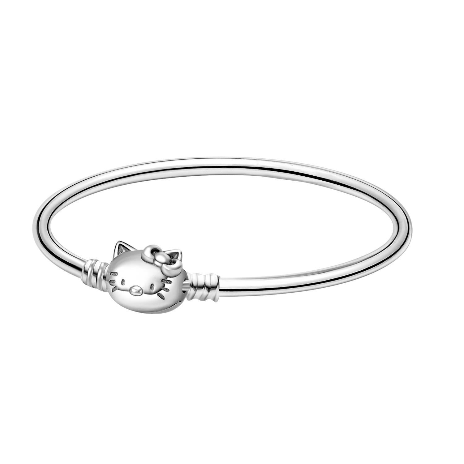 

925 Silver Minnie Cat Spider Charm Bracelet Original DIY Fashion Jewelry for Women Gift Collection 17cm