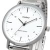Casio LTP-VT03D-7B Women's Quartz Analog Watch, White Metal Band