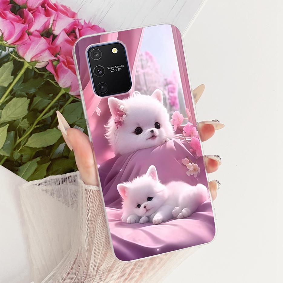 For Samsung Galaxy S10 Lite Case SM-G770F Luxury Butterfly Tree Painted Cover Soft Silicone Phone Case For Samsung S10 Lite Bags