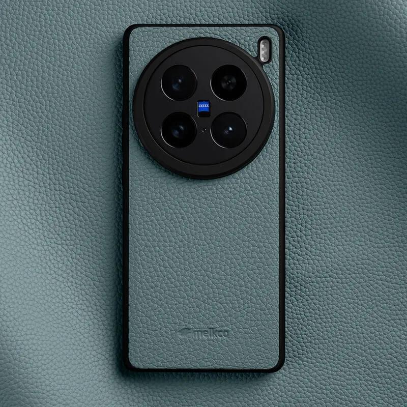 Melkco Premium Genuine Cowhide Leather Case for Vivo X100S Pro X200P X100 Ultra X200 Pro Mini Higher Camera Bumper Phone Cover