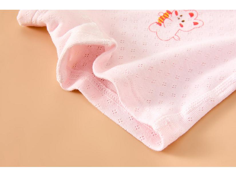 תחתונים בוקסר מכותנה רשת לילדים, נושמים, מצוירים, חבילה של 4, מכנסיים קצרים יוניסקס דרגה א'