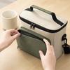 Lunch Bag for Adults - Cloth Thermal Lunch with Crossbody Strap and Handles