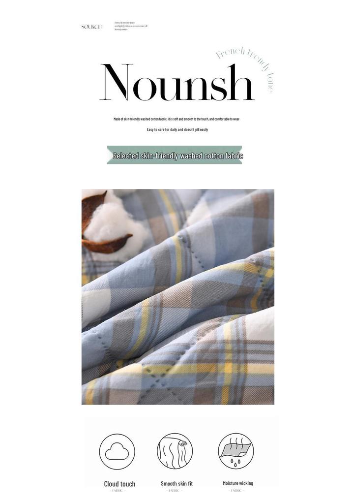 Washable Cotton Summer Quilt: Perfect for Events, Gifts, and Air Conditioning Use