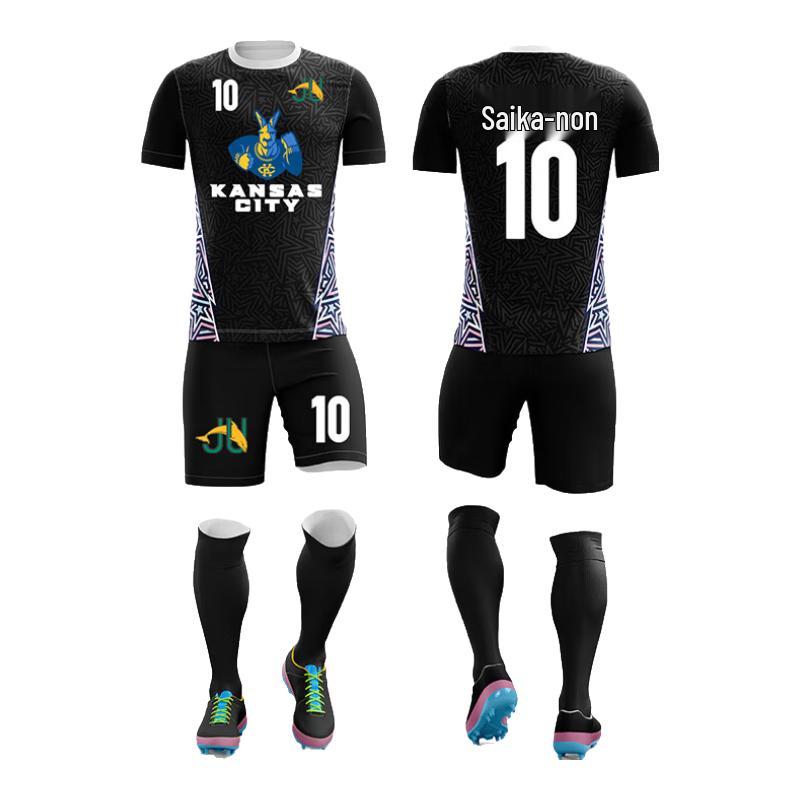 

SaiKaNong Digital Print Football Jersey & Shorts Set M