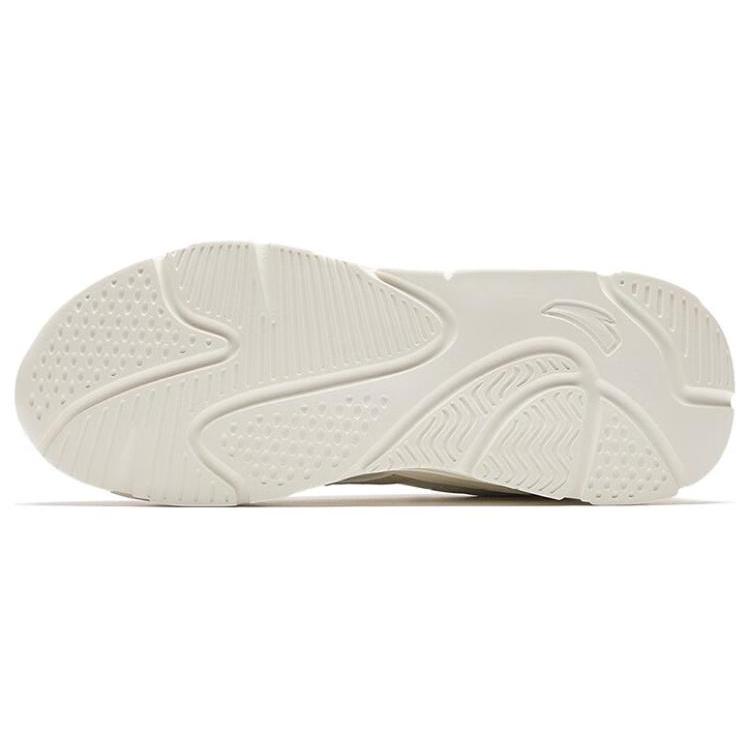 New Anta Little Millennium Abrasion Resistant Slip Resistant Thermal Low Top Casual Shoes Women's Ecru 922348826-4